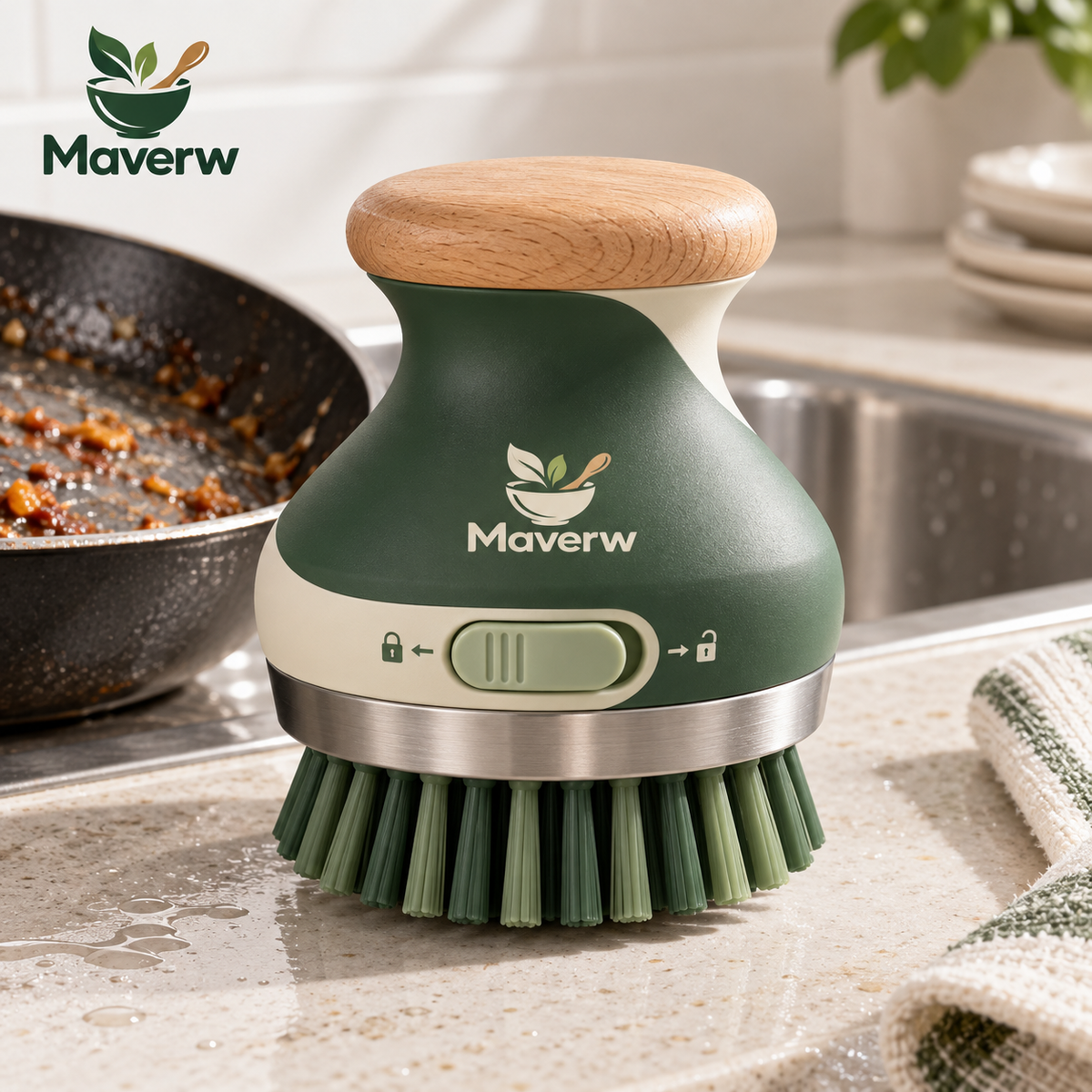Maverw™ RetractHead Pot Brush