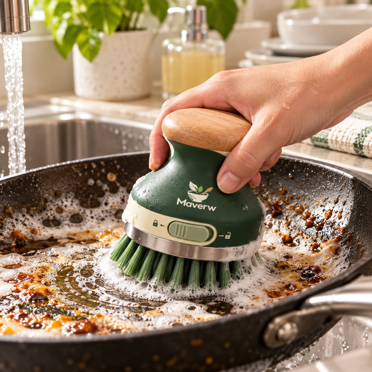 Maverw™ RetractHead Pot Brush